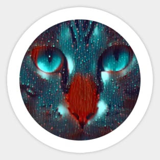 Cute mycat, revolution for cats Sticker